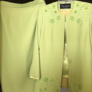 3 pc lime green dressy suit